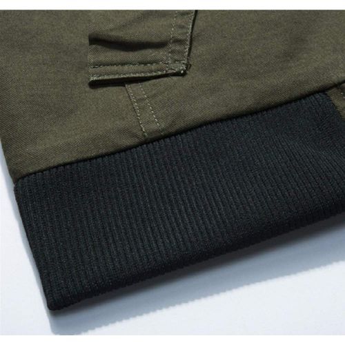 Men's Autumn And Fall Stand Colllar Outerwear Jacket Coat