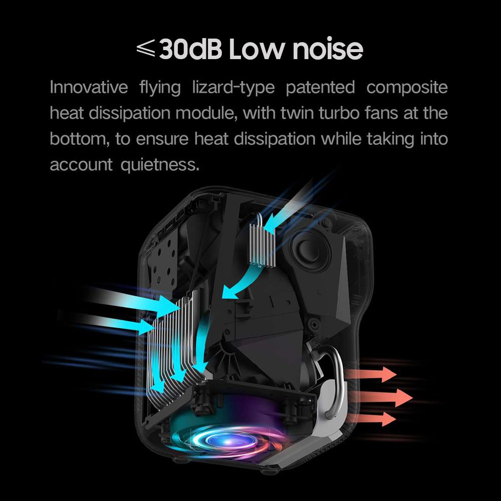 Xming Mini Projector Q1 SE LED 1080P HD Clear Projection