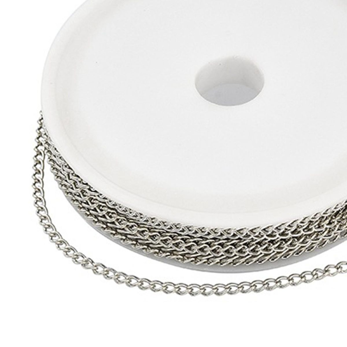 Link Chain 6mm Jump Rings Split Rings Findings Grey 6mm