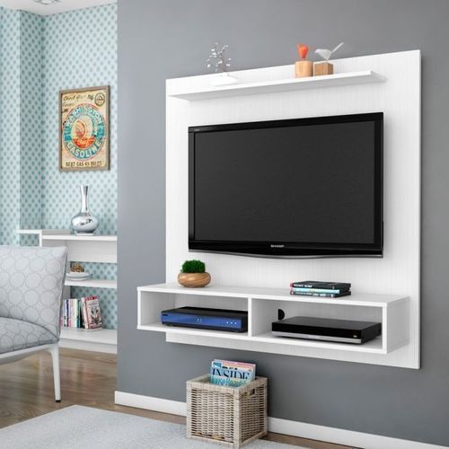 Floating TV Shelf - White (Delivery Within Lagos Only)