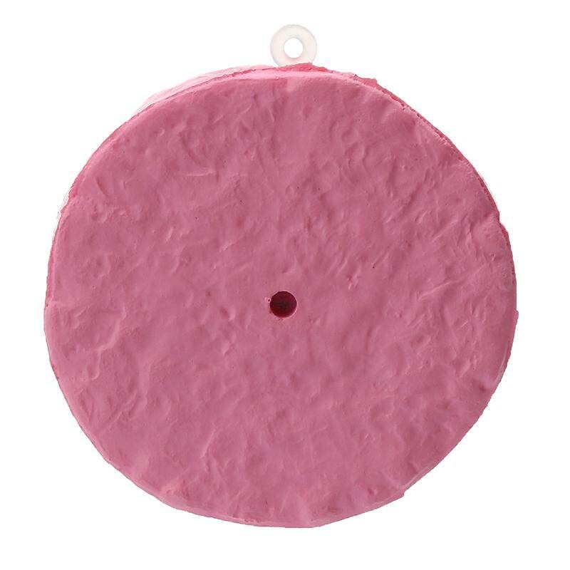 Squishy Crack Chocolate Bar Biscuit Cracker 5.5x1x6cm Sound With Packaging Collection Gift Decor Toy - Pink Pink