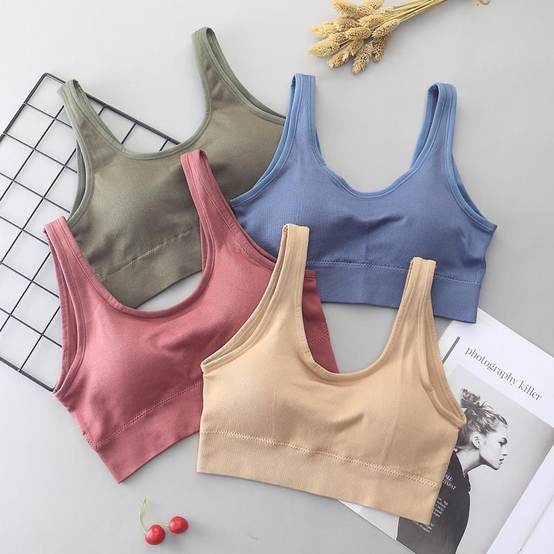 Women's Sleeveless T-shirt Seamless Top Top Top Short Back Sport Lingerie Fitness Top Sexy Cockfall
