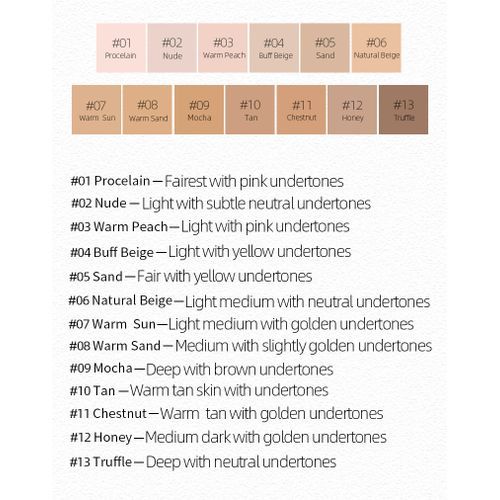13-in-1 Makeup Matte Oil Control Foundation