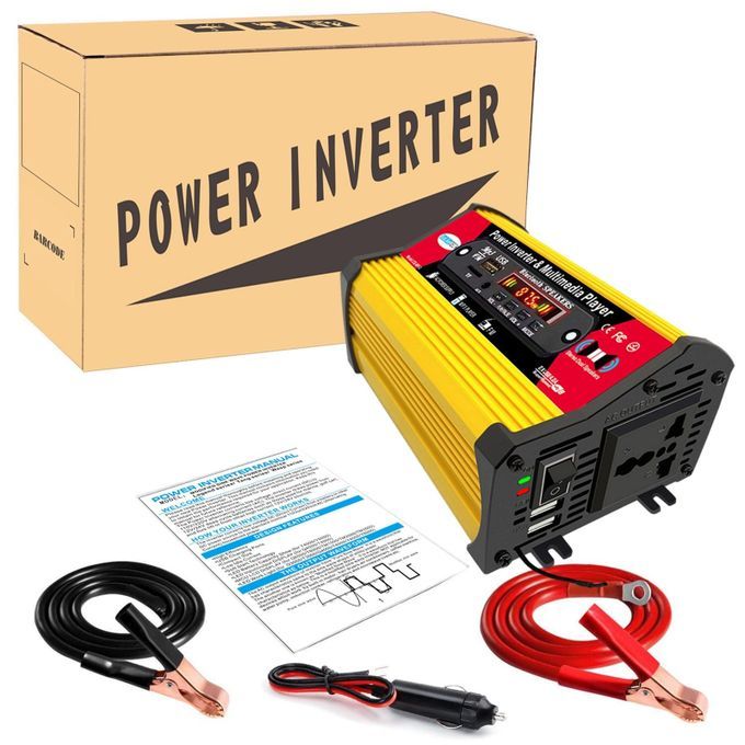 12V DC 4000w Power Inverter Pure Sine Wave Converter For Car 220 V
