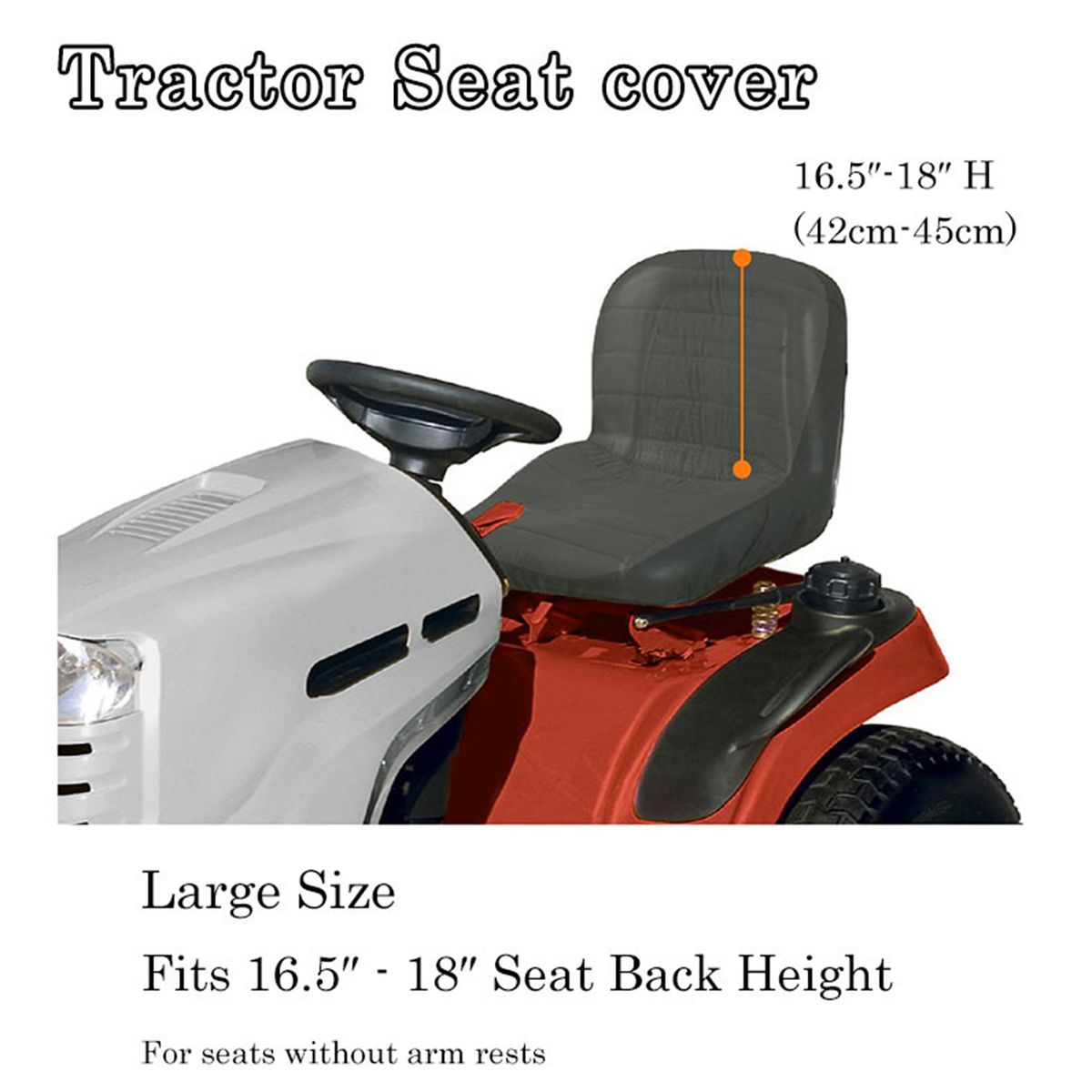 Lawn Mower Seat Cover Tractor Seat Cover Heavy Duty Padded