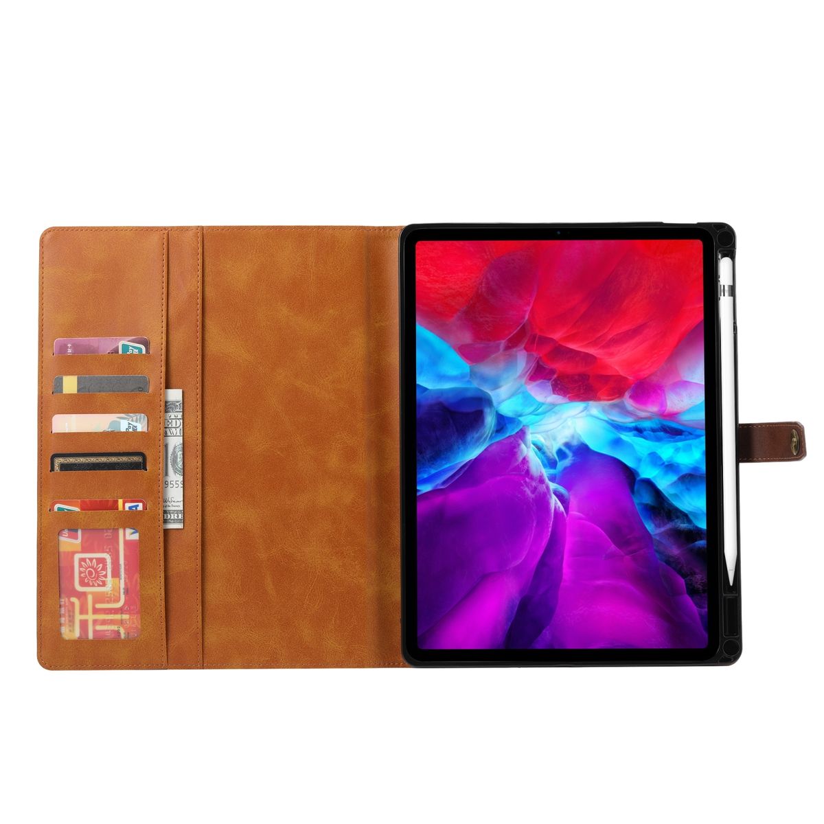 Calf Texture Leather Case For IPad Pro 12.9 Inch (2020)