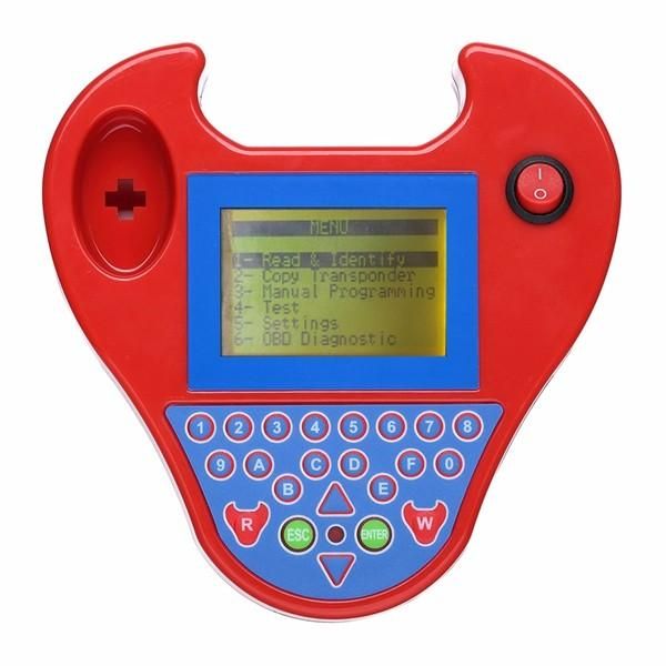 Smart Zed-BULL Transponder Cloning Device Auto Key Programmer Tool Black-Red (red)