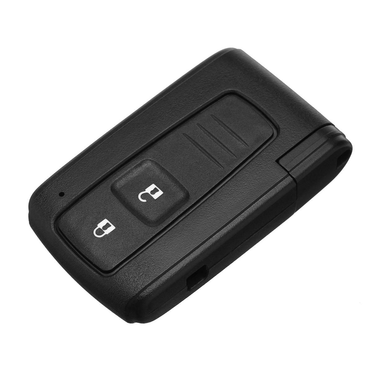 2 Buttons Remote Key Fob Case Shell With Battery For Toyota Corolla Verso Prius