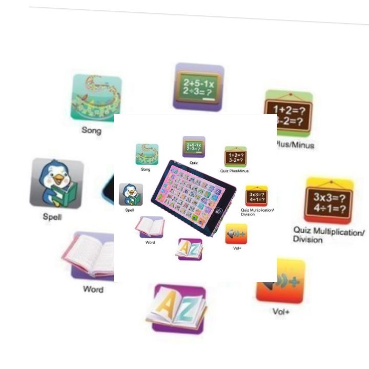 Kids Tablet Pad  Electronic Learning Toys