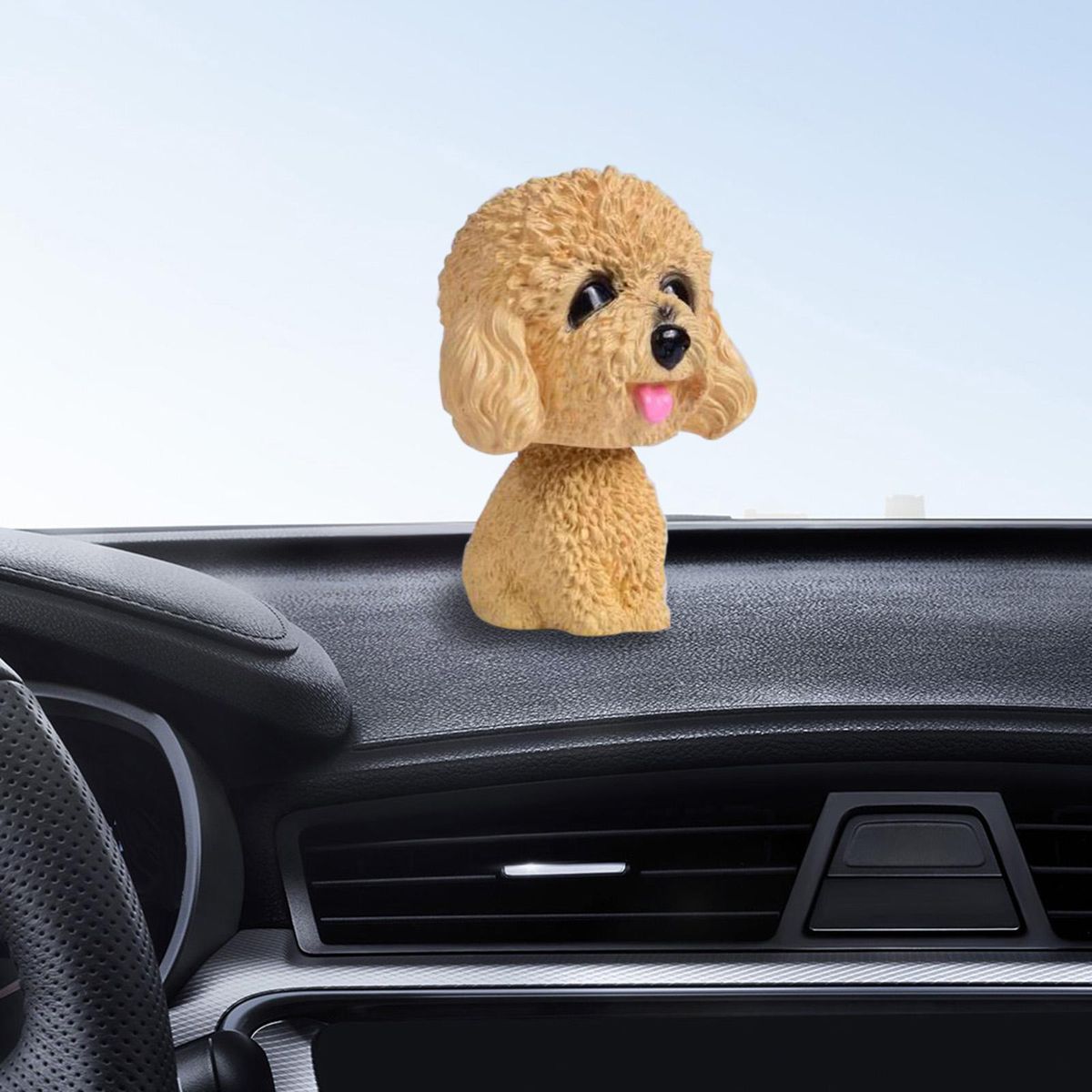 Car Shaking Head Dog Ornament For Desktop Home Style C
