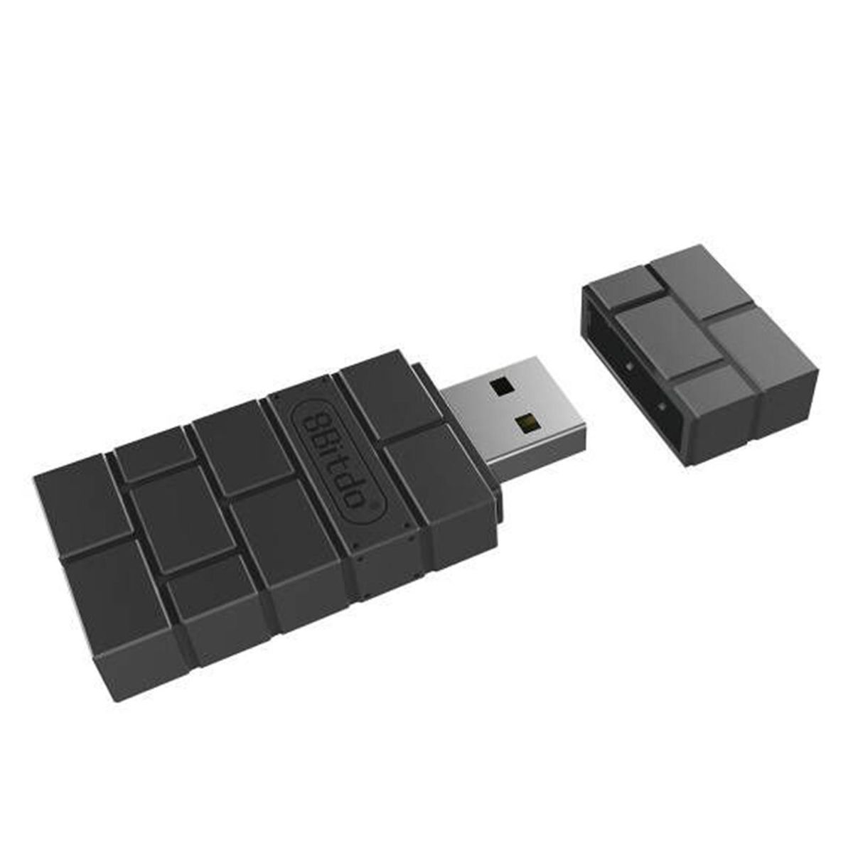 8BitDo USB Wireless Adapter 2 One-button Connection Somatosensory Vibration Replacement for PS4 PS5 Switch Pro Controllers
