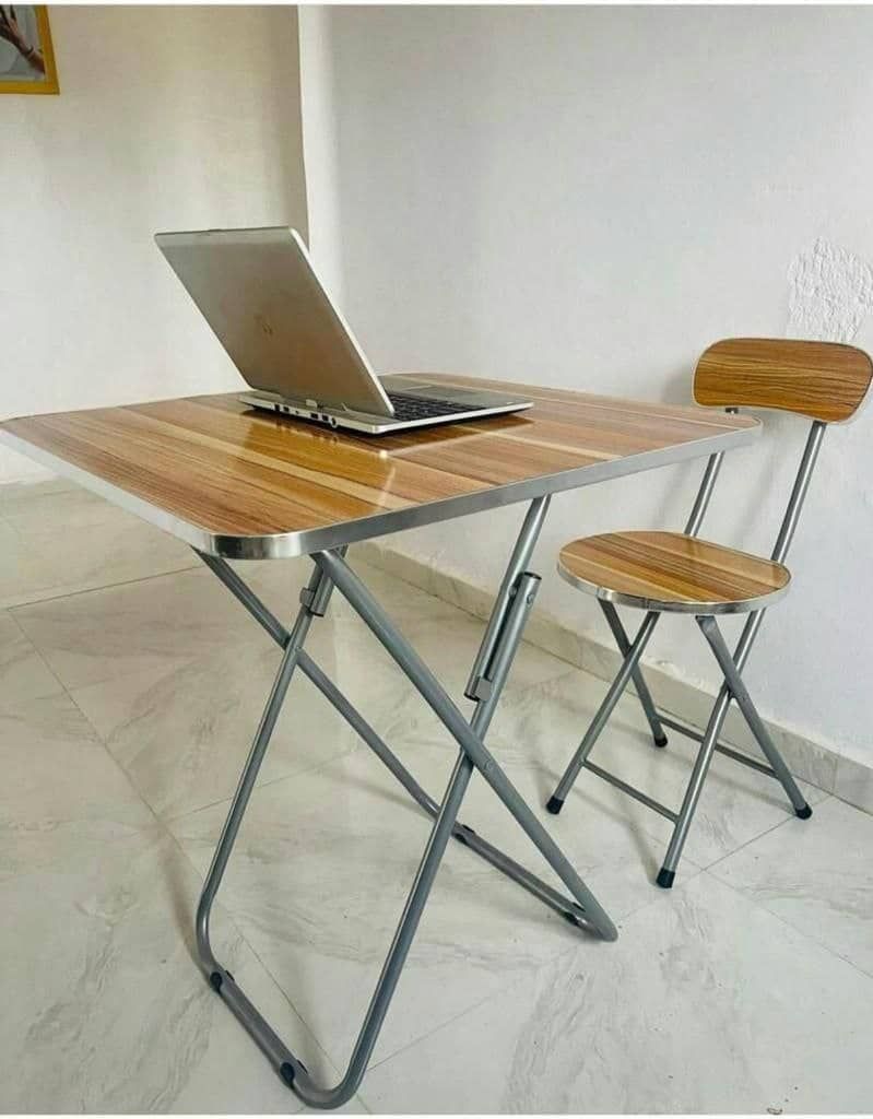 Adjustable Reading Table And Chairs -Wooden/Metallic