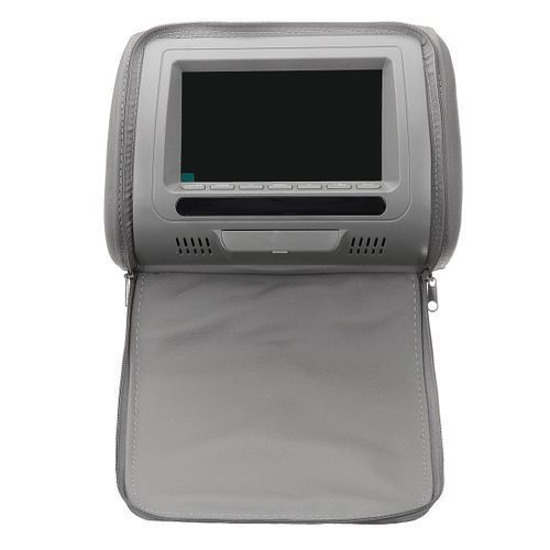 7 Inch Digital LCD Universal Car DVD+AV Headrest Monitor Player Remote Control