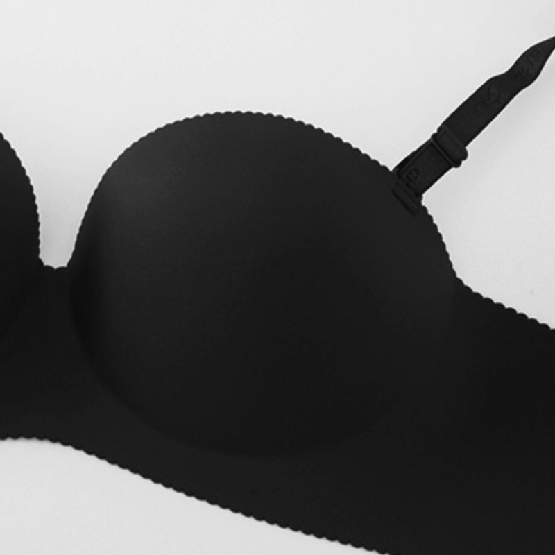 Solid Color Push Up Padded Seamless Bra
