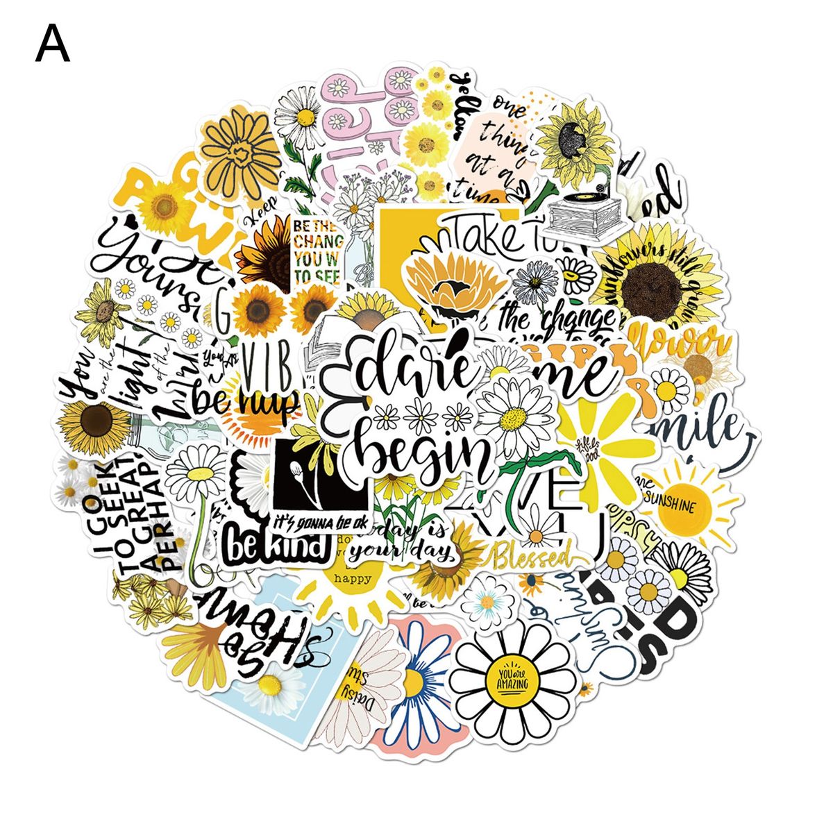 50PcsSet Graffiti Stickers Phone Guitar Tablet Skateboard A