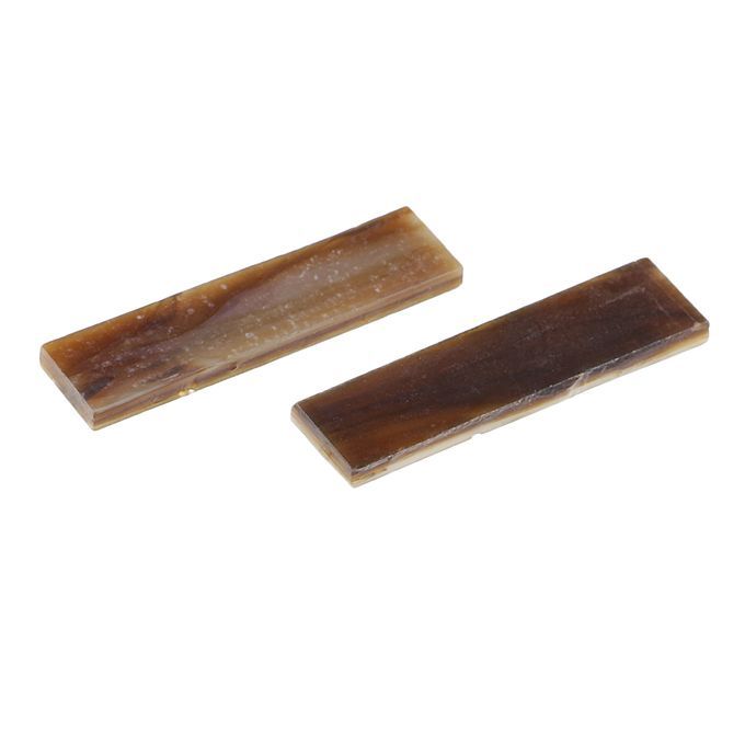 80 Pieces Glass Mosaic Tiles For DIY Arts Crafts Rectangle Brown Brown