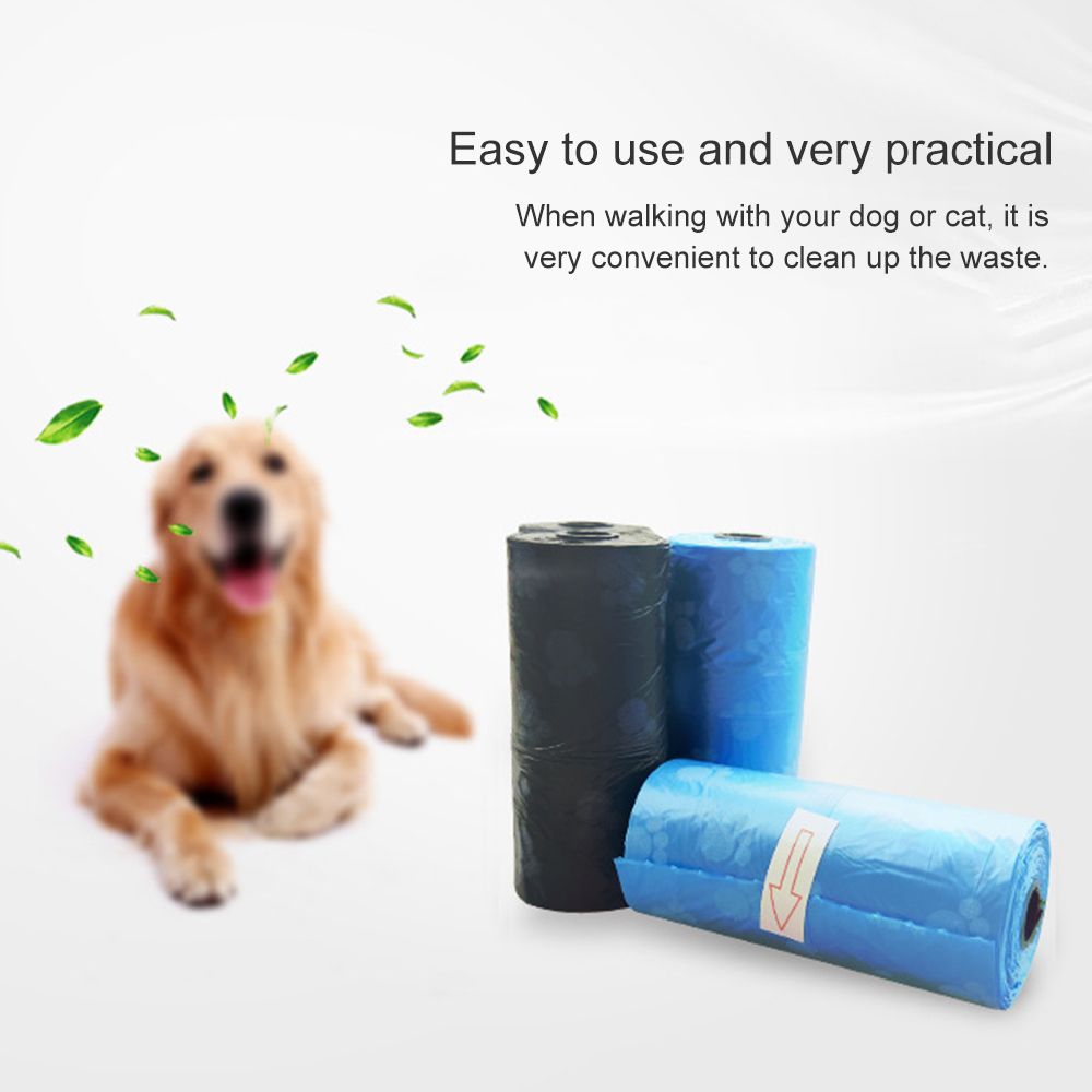 15 Pcs Pet Dog Waste Poop Bags