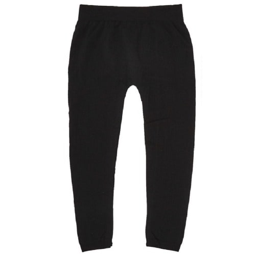 Girls Space Fleece Lined Extra Soft Leggings- Black