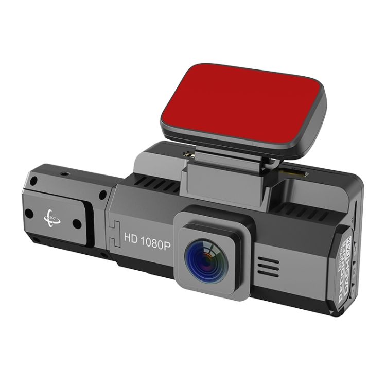 Front And  Inner Dual Camera Car Driving Recorder