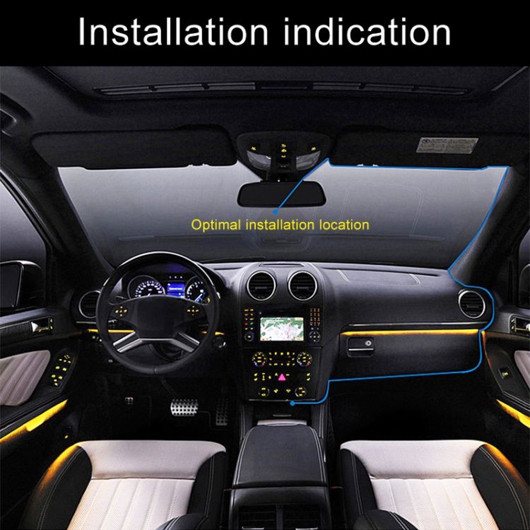 Front And  Inner Dual Camera Car Driving Recorder