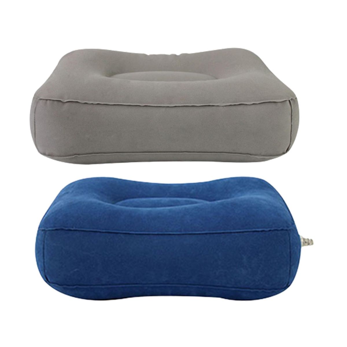 Foot Rest Pillow, PVC Inflatable Foot Rest Mat, Foot Gray
