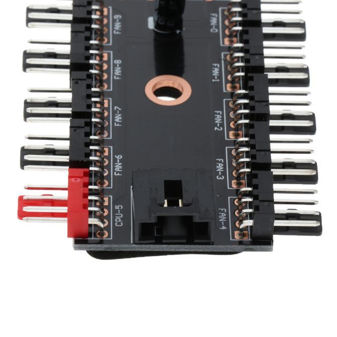 Power 10x  Computer PC Fan HUB PWM Cooling Fan Controller Splitter
