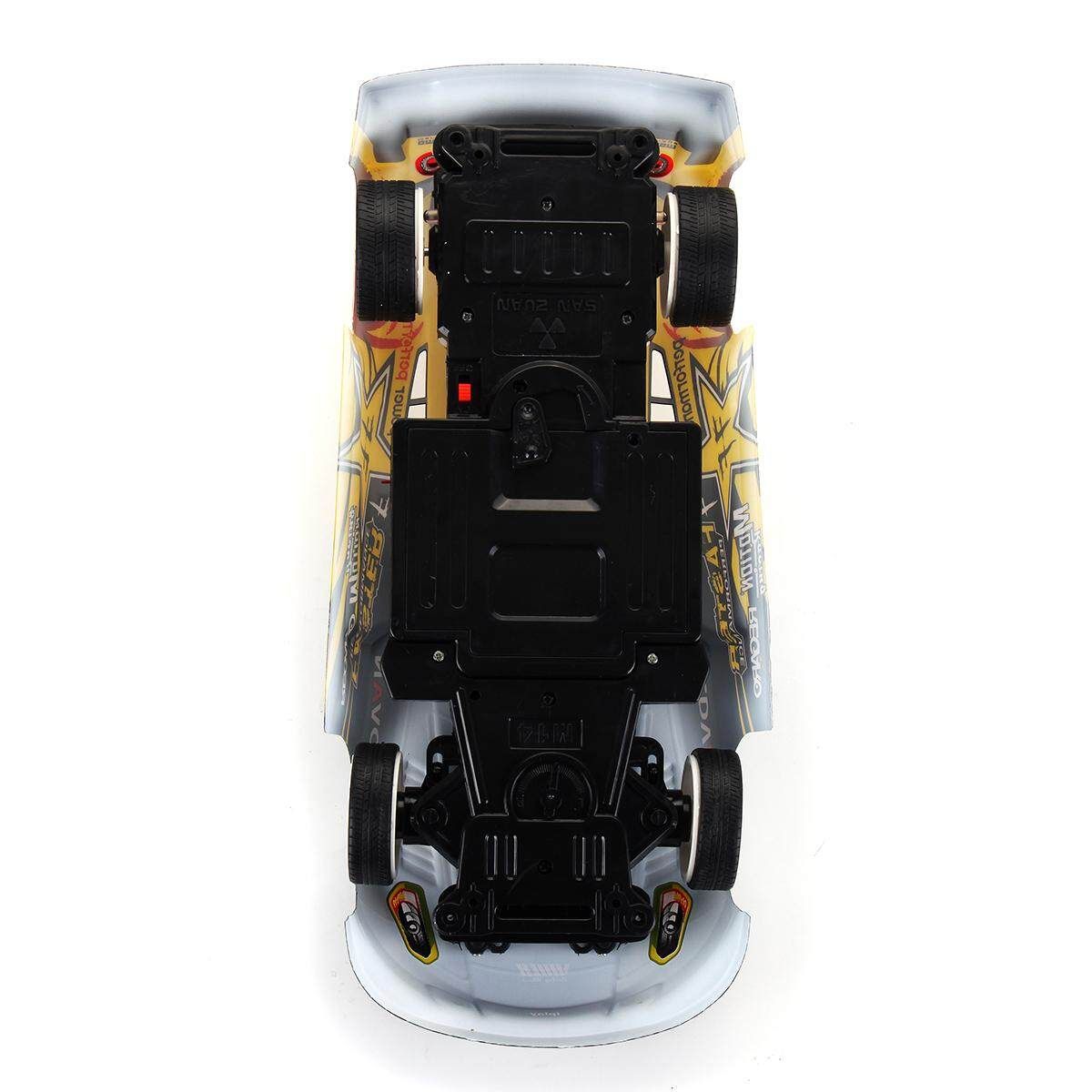 High Speed 2.4GHZ 1:14 Remote Control Car Toy Four-Wheel Drive Drift RC Electric Racing Cars For Kids Gifts Black Yellow-3