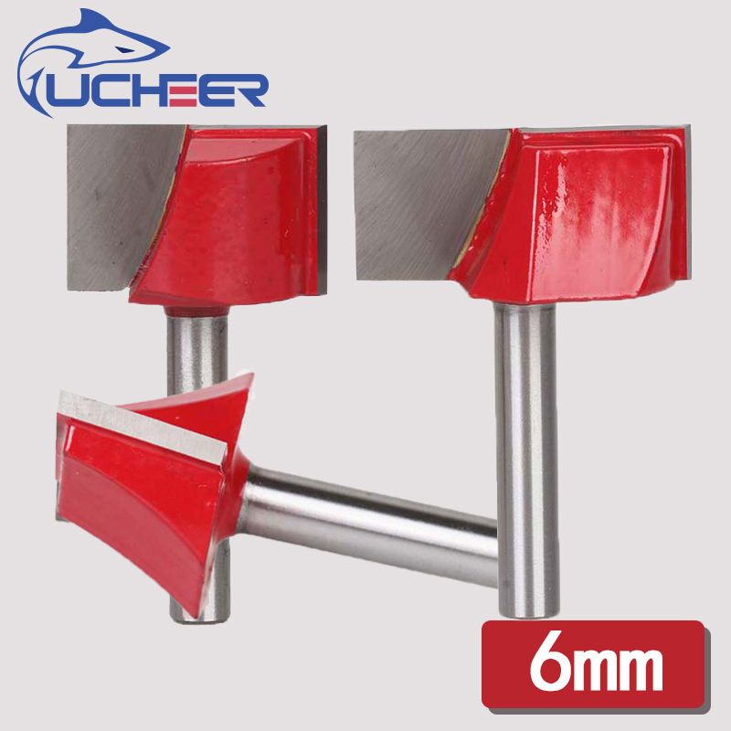 Ucheer 1pc 6mm Cleaning Bottom Engraving Bit Solid