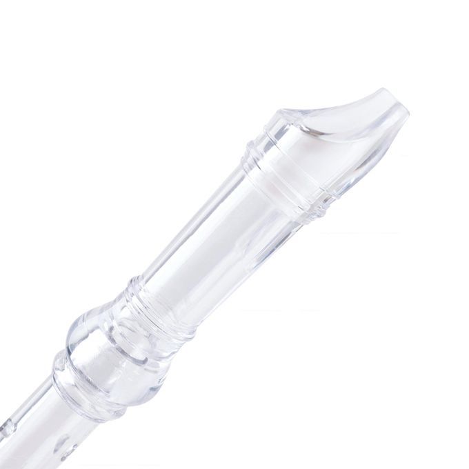 ABS 8-hole 8 Hole Soprano Recorder Descant Music Instrument W/ Clear