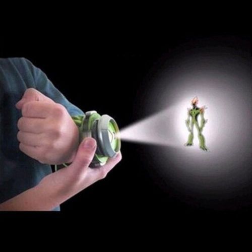 Poplikdfr BEN10 Style Kids Projector Watch + World