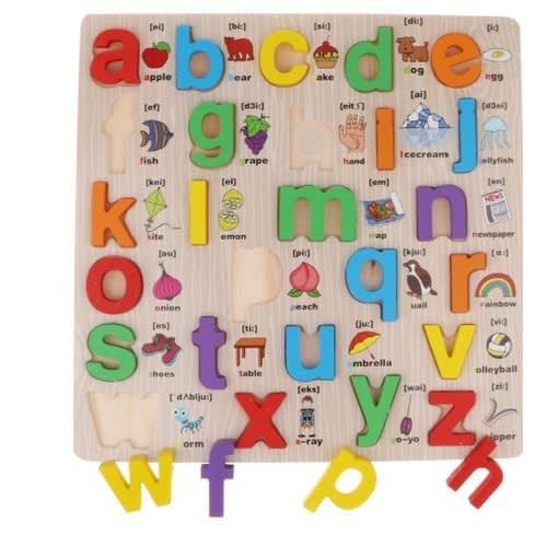 Wooden Small Letter Puzzle For Kids
