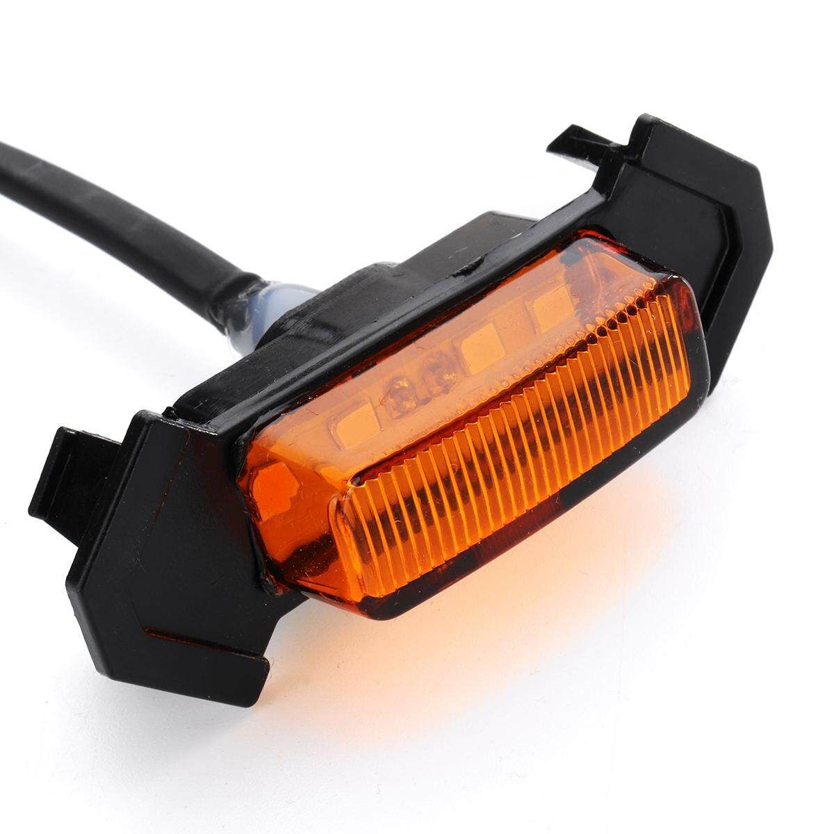 4 Pcs Honeycomb Grille Amber LED Lights For Toyota Tacoma TRD 2016-2019