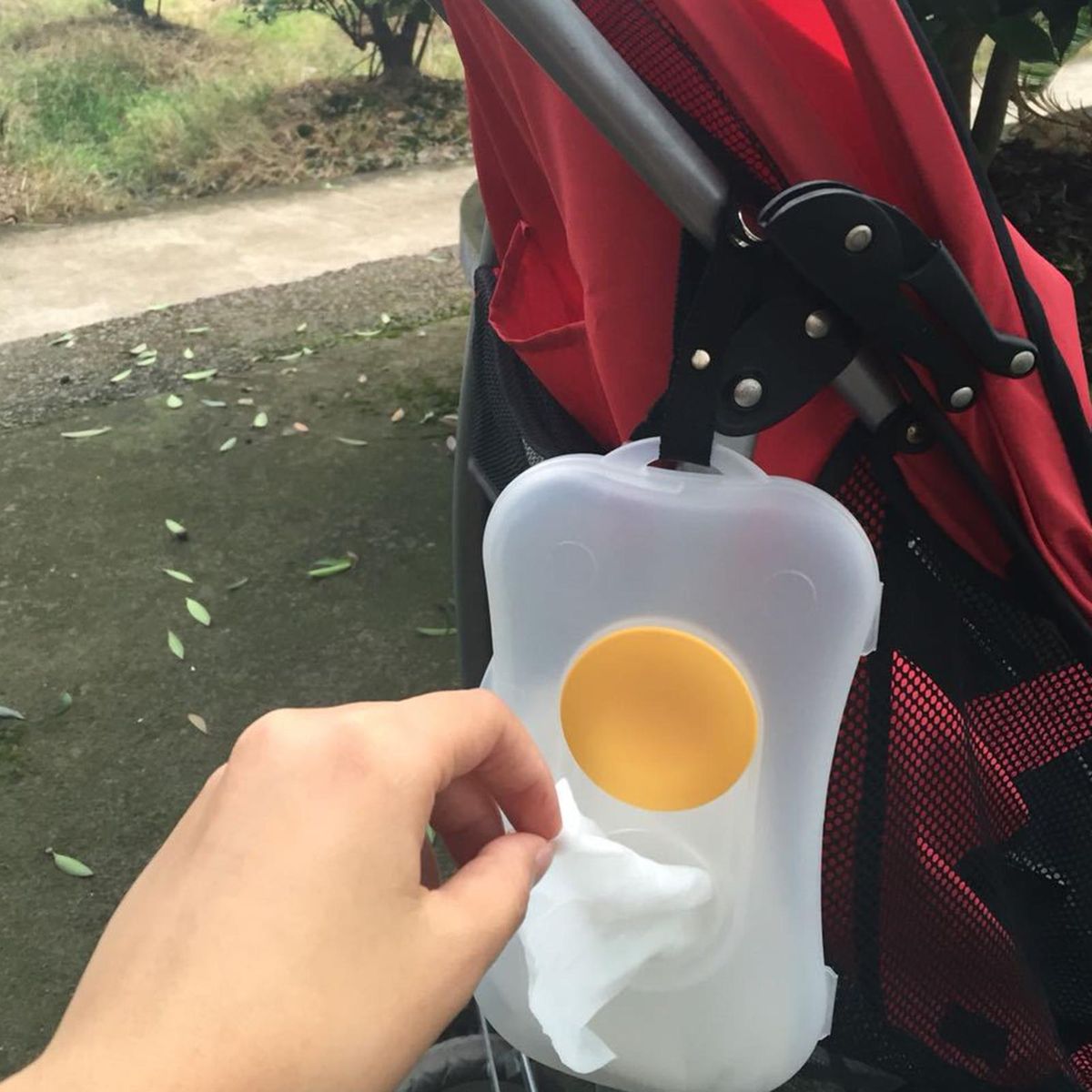 Baby Wipe Dispenser Travel Wipes Dispenser Case Yellow