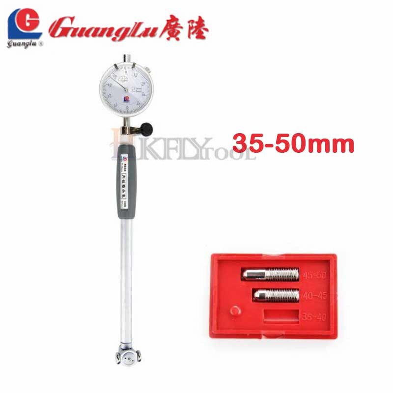 Guanglu Dial Bore Gauge 50-160mm Engine Cylinder Indicator Measuring Gauge 0.01mm Micrometer Cylinder Internal Bore Engine Gage