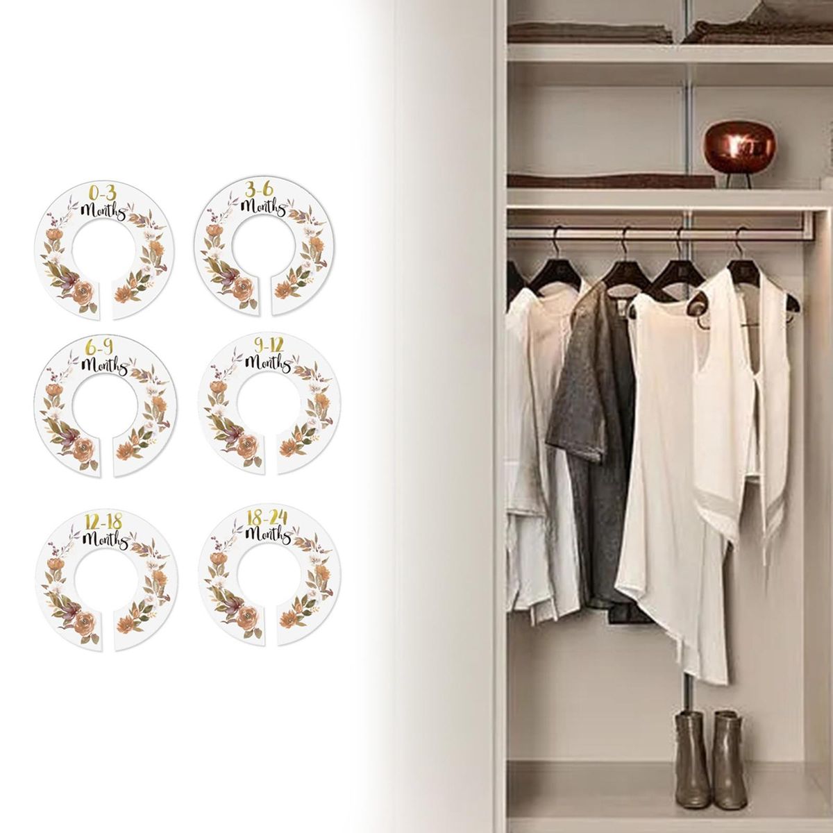 Baby Closet Size Dividers Baby Nursery Furniture Round