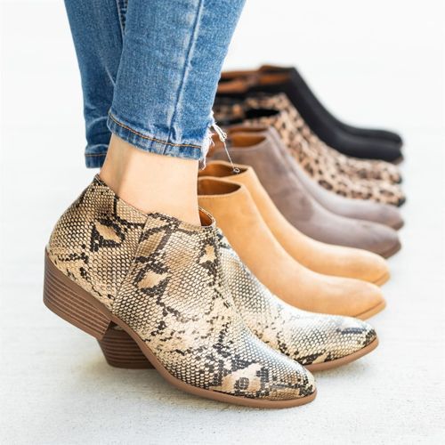 Women Shoes High Heel Sexy Leather Boot Shoes-Black