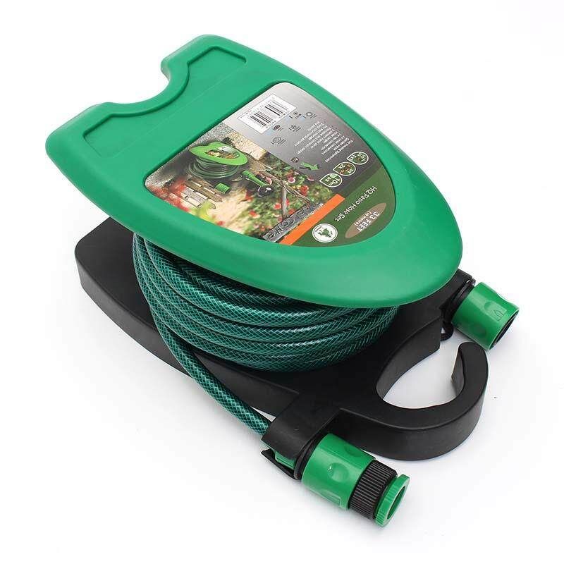 10m Wall Mounted Hose Reel Rack Portable Storage Clean Cast Hanger Garden Yard NEW
