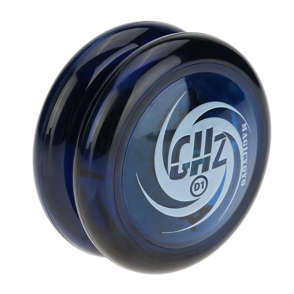 Magic Yoyo D1 Poly Carbonate Plastic Loop Yo-yo Narrow Plain Shaft Star Burst System with Spinning String for Kids