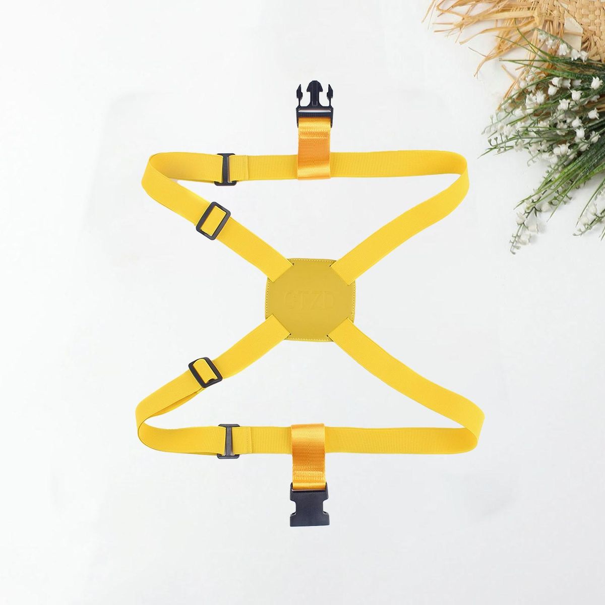 Secure Travel Luggage Strap Elastic Belt for Suitcase Telescopic Bag Yellow