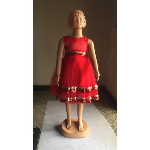 Girl's Shimmer Ball Gown - Red