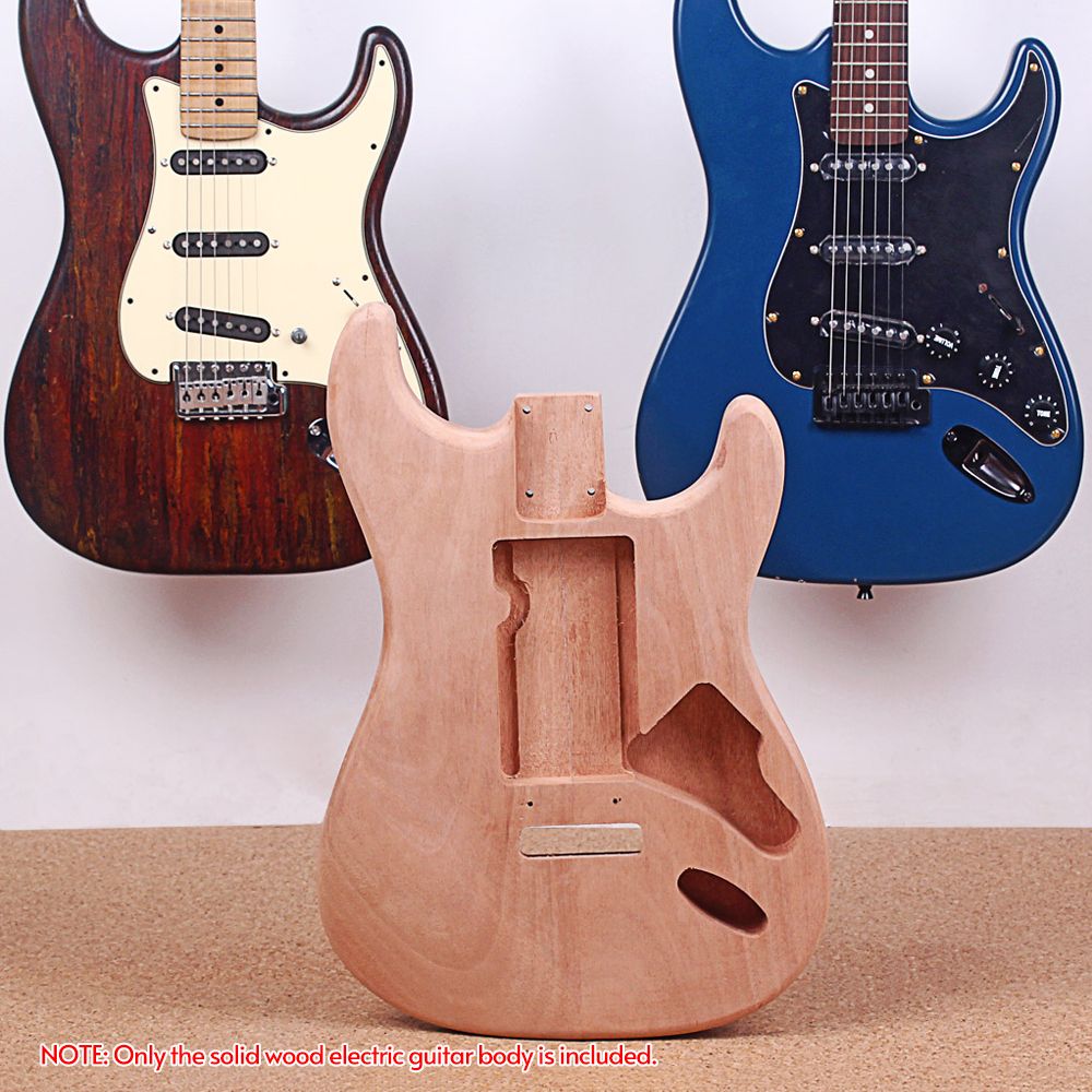 ST Electric Guitar Body Red Walnut Guitar DIY Accessory