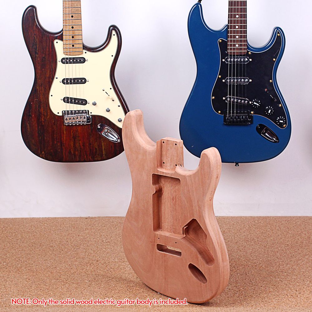 ST Electric Guitar Body Red Walnut Guitar DIY Accessory