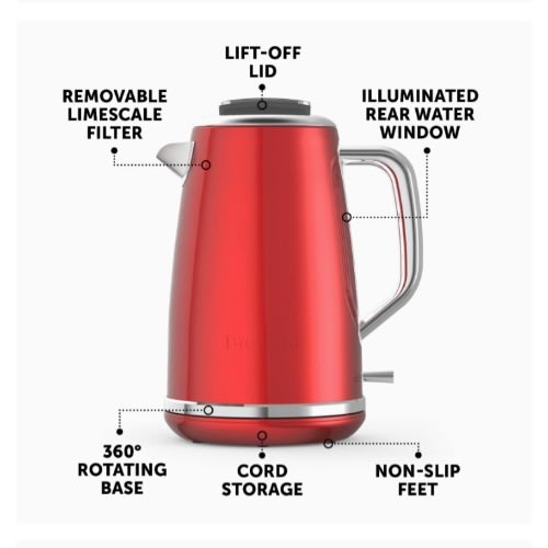 Lustra Cordless Fast Boil Kettle - 3000W - VKT064 - 1.7L