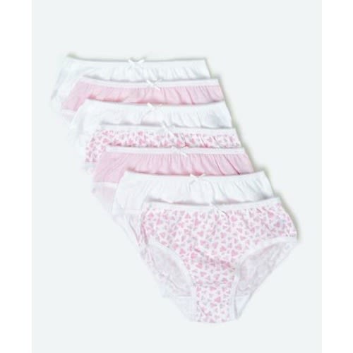 Girl's Cotton  3Vests & 7Pieces Briefs Set