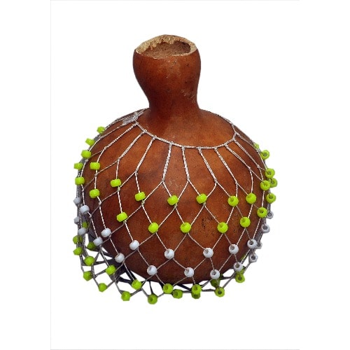 Shekere Maracas - Beaded Gourd