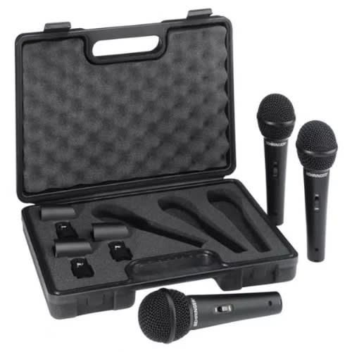Behringer 3 In 1 Ultravoice Dynamic Cardioid Vocal Microphones Xm1800s