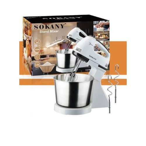 Sokany Electric Stand Mixer With A Bowl-2Litres -250w