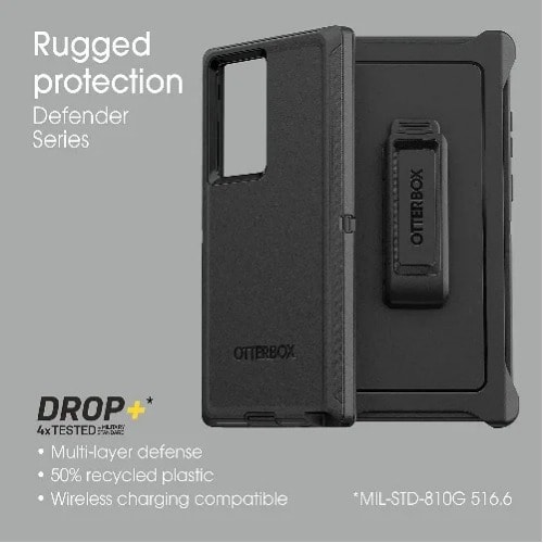 Otterbox Defender Series Screenless Edition Case For Galaxy S22 Ultra