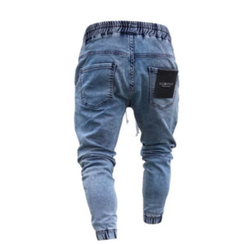 Blue Denim Jeans  Pants- Hip Pop Trends