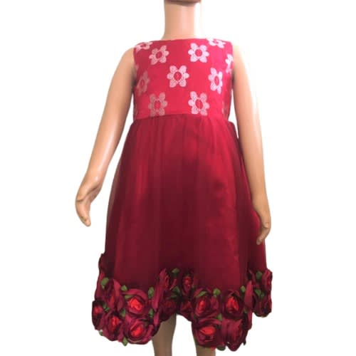 Dimensional Ball Dress For Babies